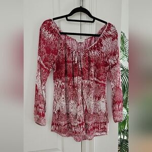 💝Betro Simone Women's Red and White Top